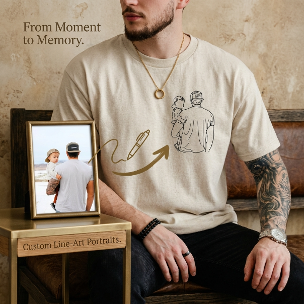 Custom Photo Shirt For Dad, Fathers Day Gifts